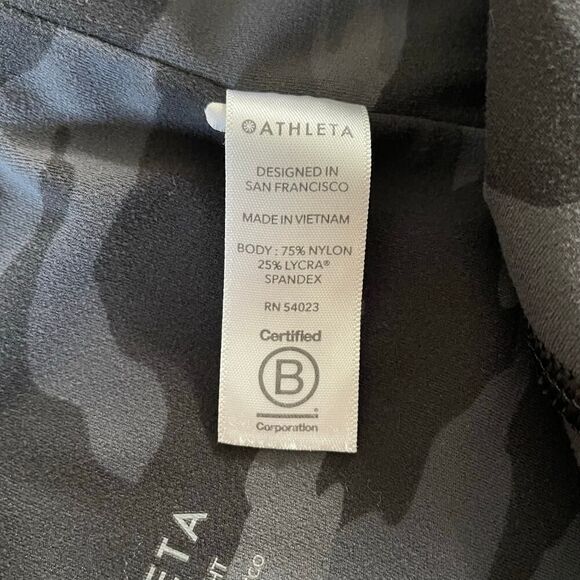Athleta Elation Camo 7/8 Tight Grey 531310 - Size: Small - Picture 11 of 11